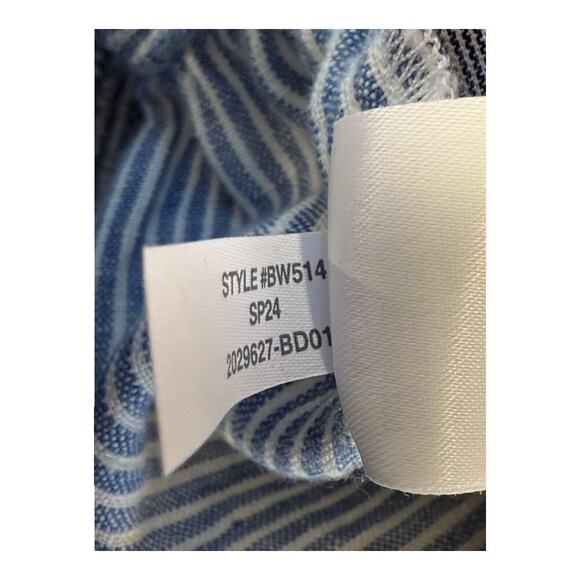 NEW Crewcuts Boys’‎ Size 10 Blue & White Kids' printed pull-on linen short NWT - Picture 5 of 5